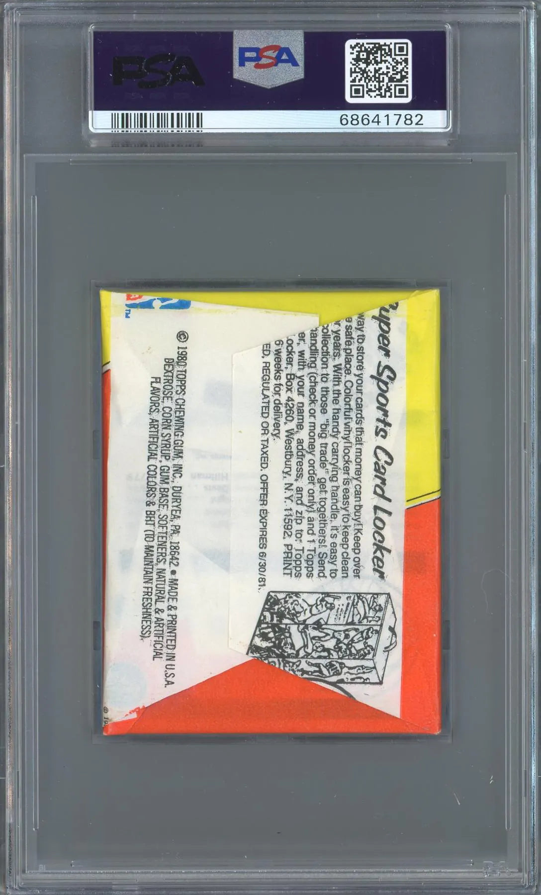 1980/81 Topps Basketball Wax Pack PSA 8 *1782 (Reed Buy)