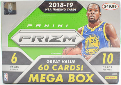 2018/19 Panini Prizm Basketball 60-Card Mega Box (Red Ice Prizms!)