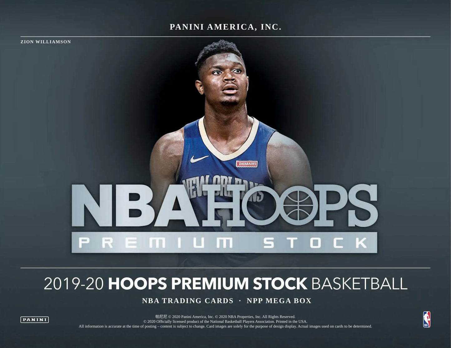 2019/20 Panini Hoops Premium Stock Basketball Mega Box (80 Cards) (Red Prizms)