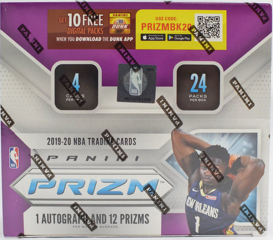 2019/20 Panini Prizm Basketball 24-Pack Retail Box