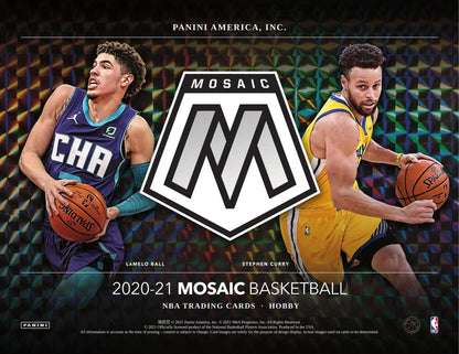 2020/21 Panini Mosaic Basketball 1st Off The Line FOTL Hobby Box
