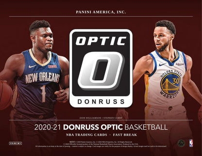 2020/21 Panini Donruss Optic Fast Break Basketball 20-Box Case
