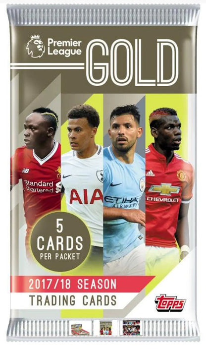 2017/18 Topps Premier League Gold Soccer Hobby Pack