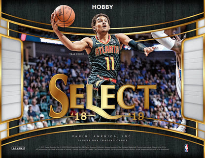 2018/19 Panini Select Basketball Hobby 12-Box Case (BBCE)