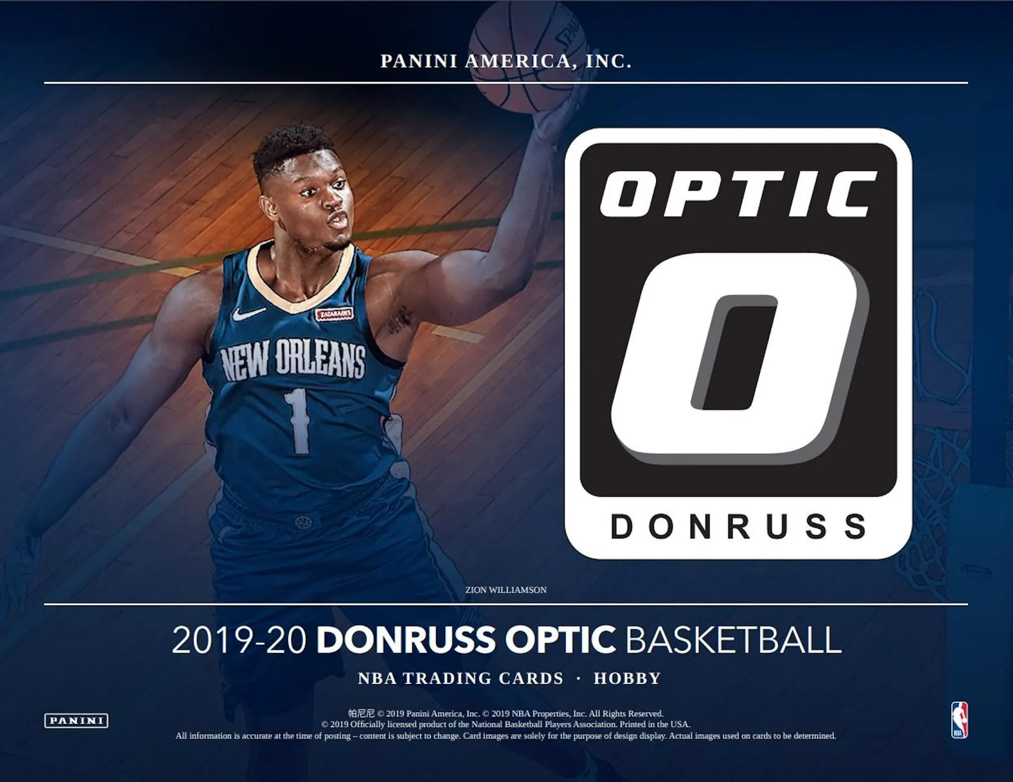 2019/20 Panini Donruss Optic Basketball Hobby Box