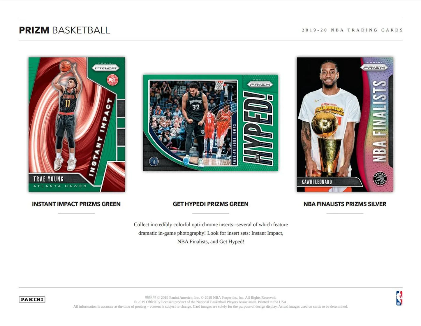 2019/20 Panini Prizm Basketball 24-Pack Retail 20-Box Case (Factory Fresh)