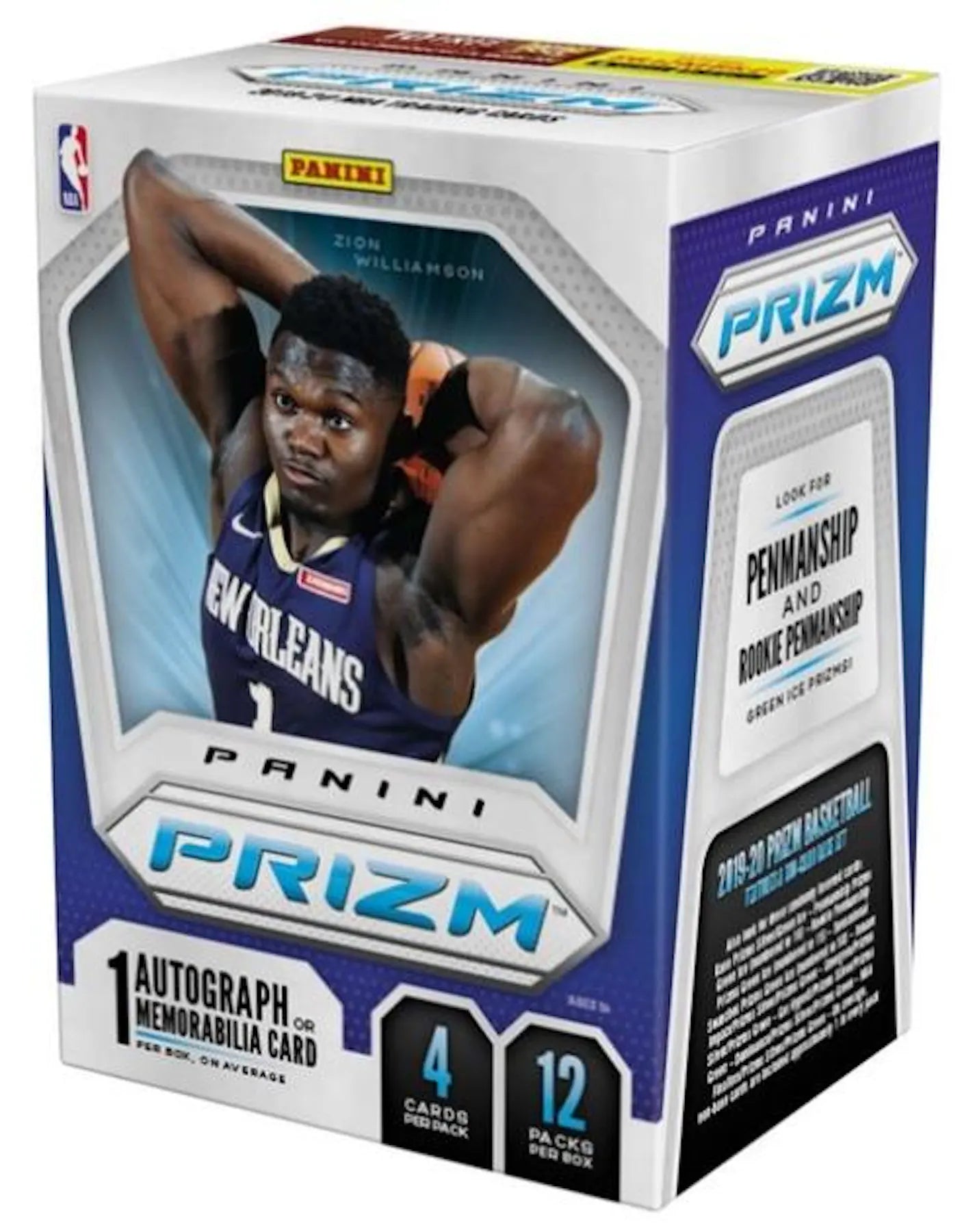 2019/20 Panini Prizm Basketball Fanatics EX 12-Pack Box (Green Ice)