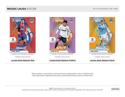 2020/21 Panini Mosaic La Liga Soccer Hobby Pack