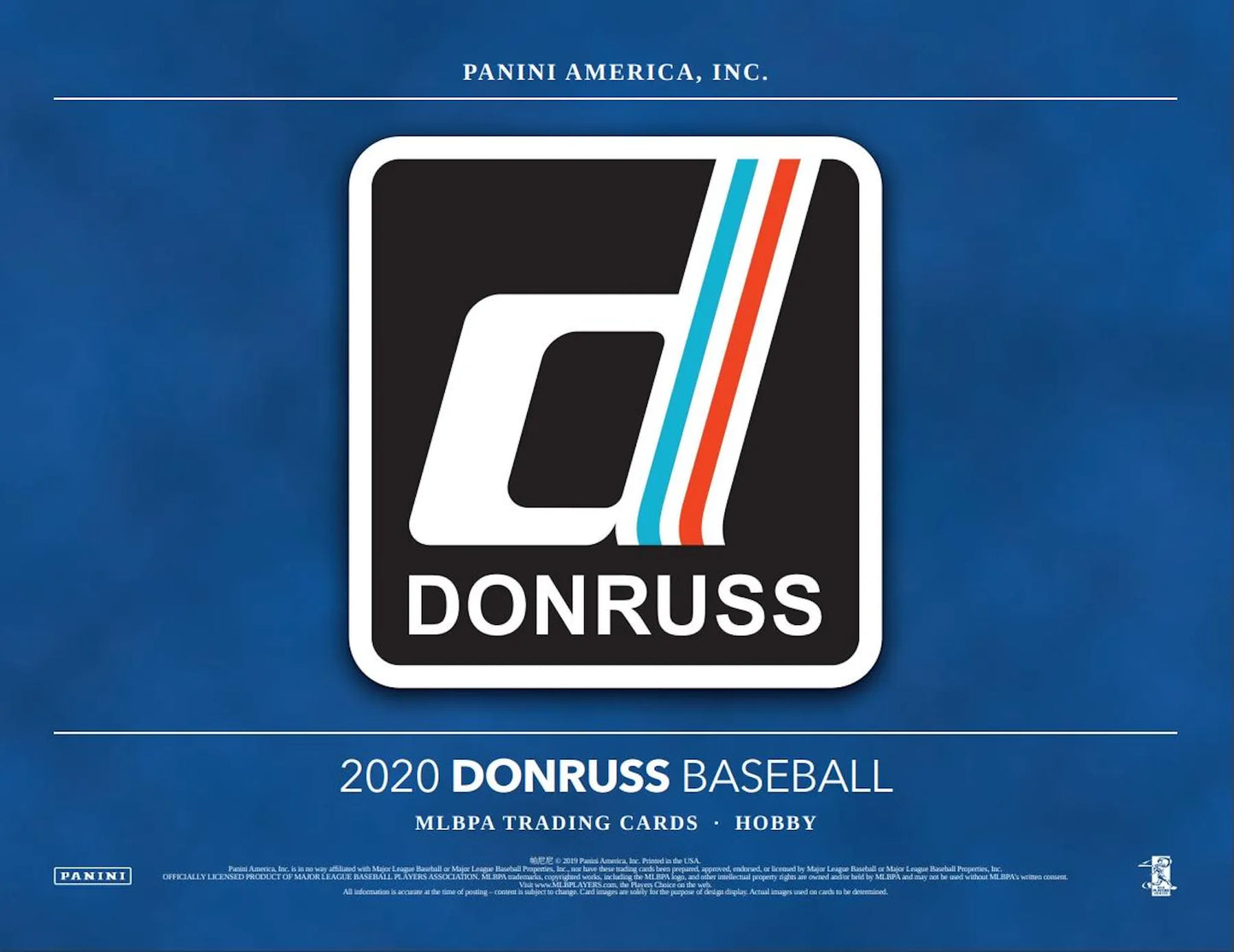 2020 Panini Donruss Baseball Hobby Box