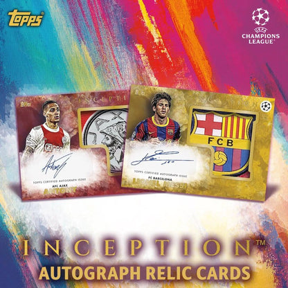 2021/22 Topps Inception UEFA Club Competitions Soccer Hobby Box