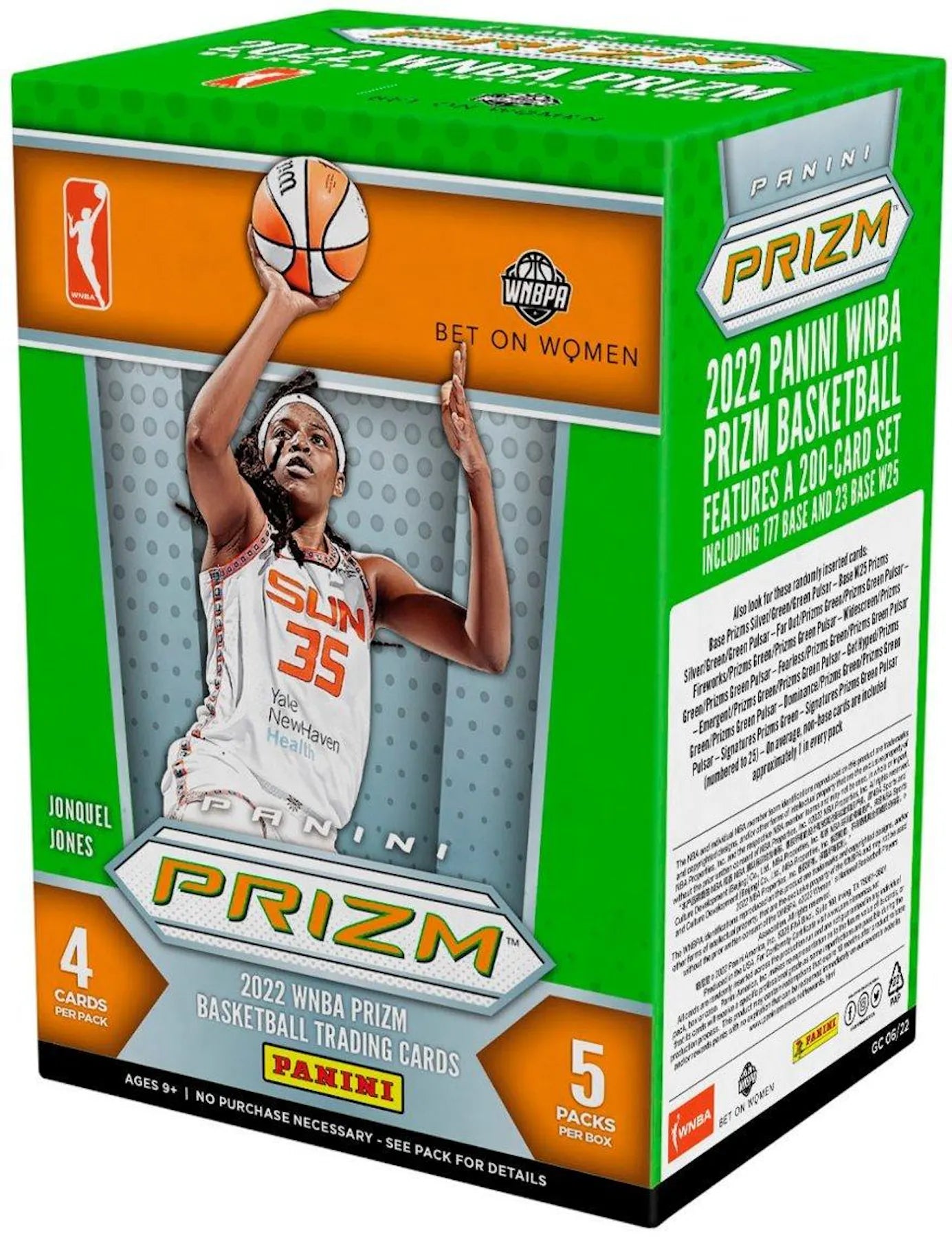 2022 Panini Prizm WNBA Basketball 5-Pack Blaster Box