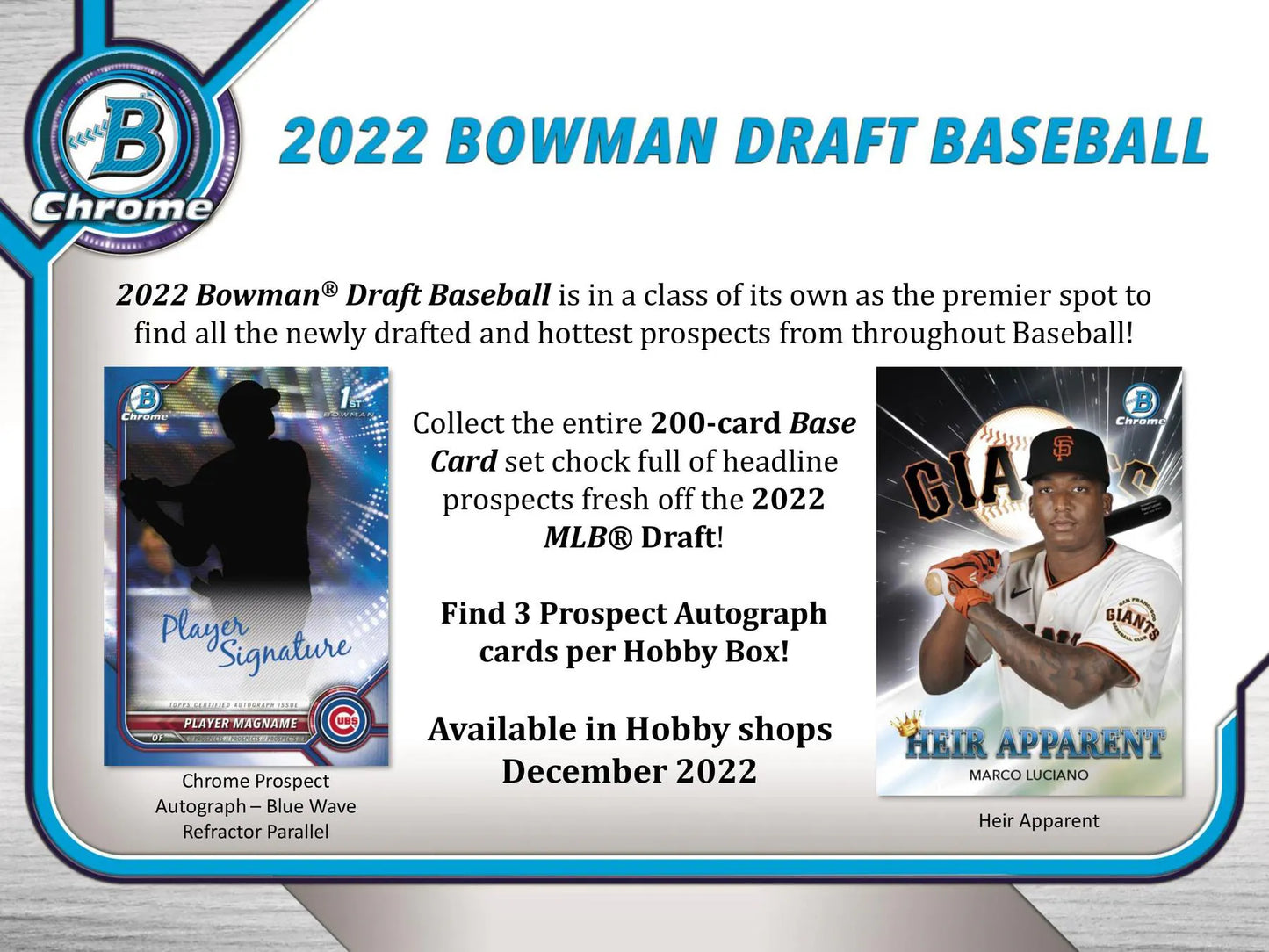 2022 Bowman Draft Baseball Hobby Jumbo 8-Box Case
