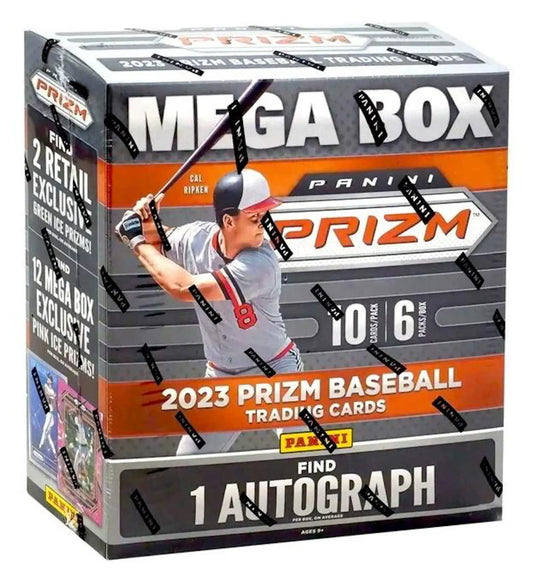 2023 Panini Prizm Baseball 60-Card Mega Box (Pink Ice Prizms!)