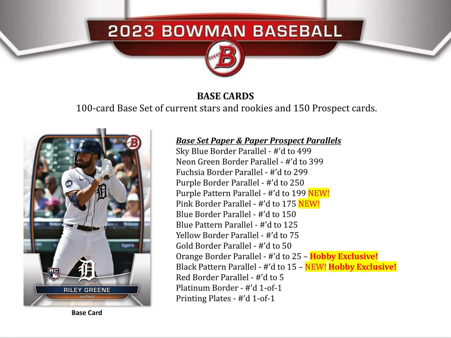 2023 Bowman Baseball Hobby 12-Box Case