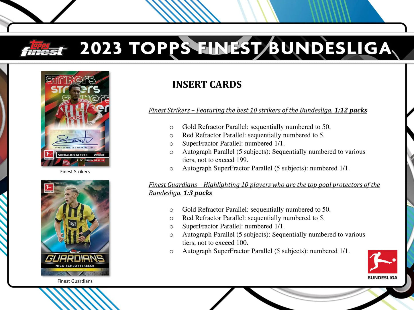 2022/23 Topps Finest Bundesliga Soccer Hobby Box