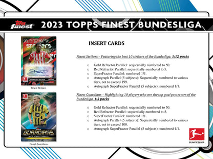 2022/23 Topps Finest Bundesliga Soccer Hobby Box