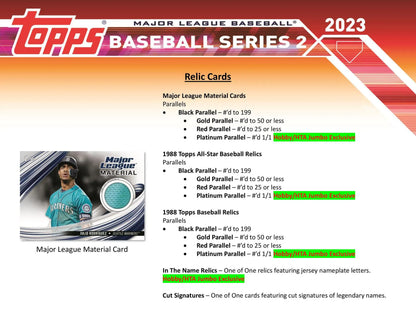 2023 Topps Series 2 Baseball Hobby 12-Box Case (Factory Fresh)