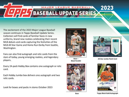 2023 Topps Update Series Baseball Hobby 12-Box Case (Factory Fresh)