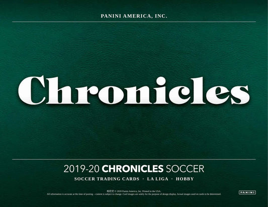 2019/20 Panini Chronicles Soccer Hobby Box