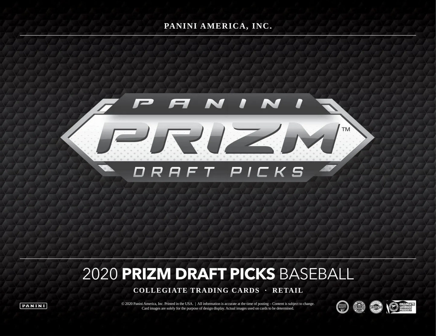 2020 Panini Prizm Draft Picks Baseball 6-Pack Blaster Box