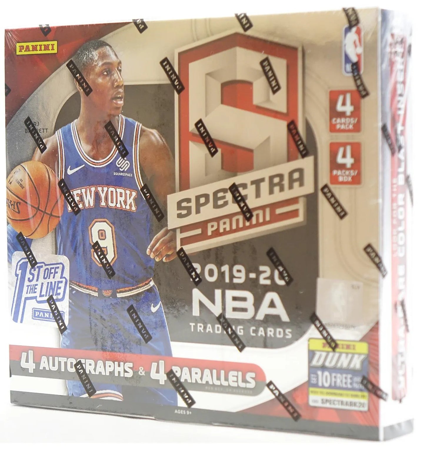 2019/20 Panini Spectra Basketball 1st Off The Line Hobby Box