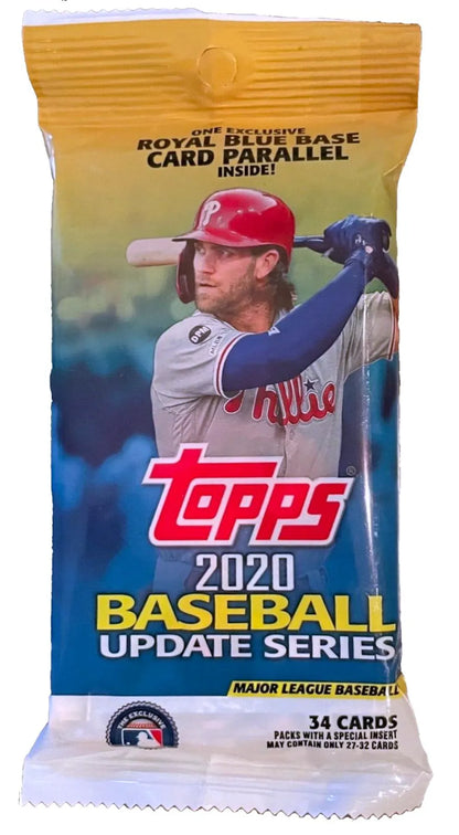 2020 Topps Update Series Baseball Value 34-Card Pack (Royal Blue Parallels!)
