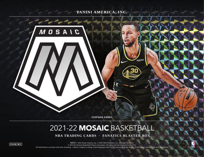 2021/22 Panini Mosaic Basketball 6-Pack Hobby Blaster Box (Green Ice Parallels!) (Fanatics)