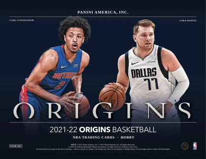 2021/22 Panini Origins Basketball 1st Off The Line FOTL Hobby Box