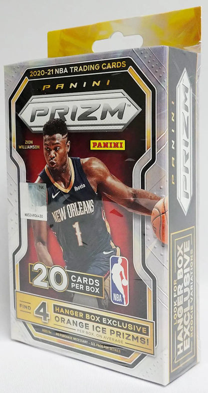 2020/21 Panini Prizm Basketball Hanger Box (20 Cards) (Orange Parallels!)