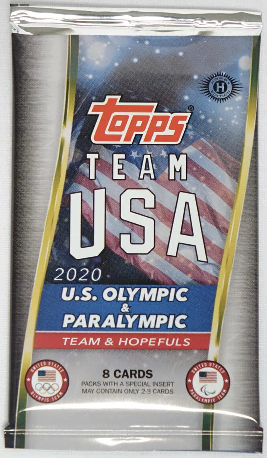 2021 Topps U.S. Olympic & Paralympic Team Hopefuls Hobby Pack