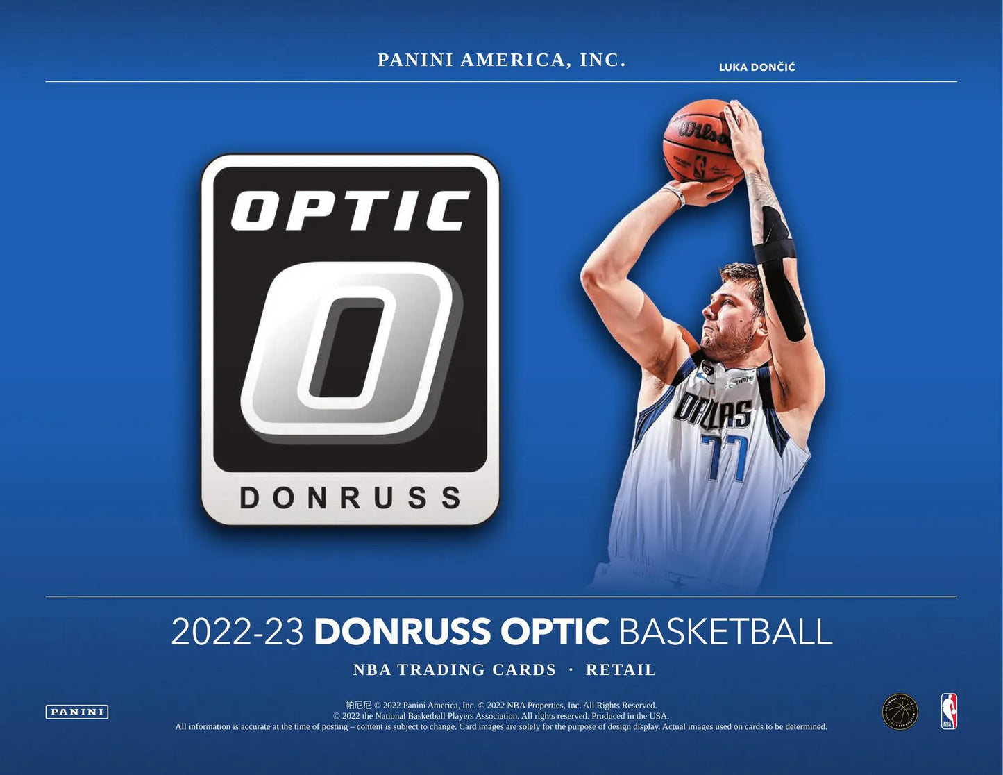 2022/23 Panini Donruss Optic Basketball Retail 20-Pack Box