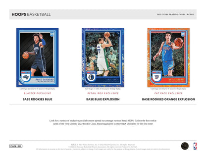 2022/23 Panini NBA Hoops Basketball Retail 24-Pack Box