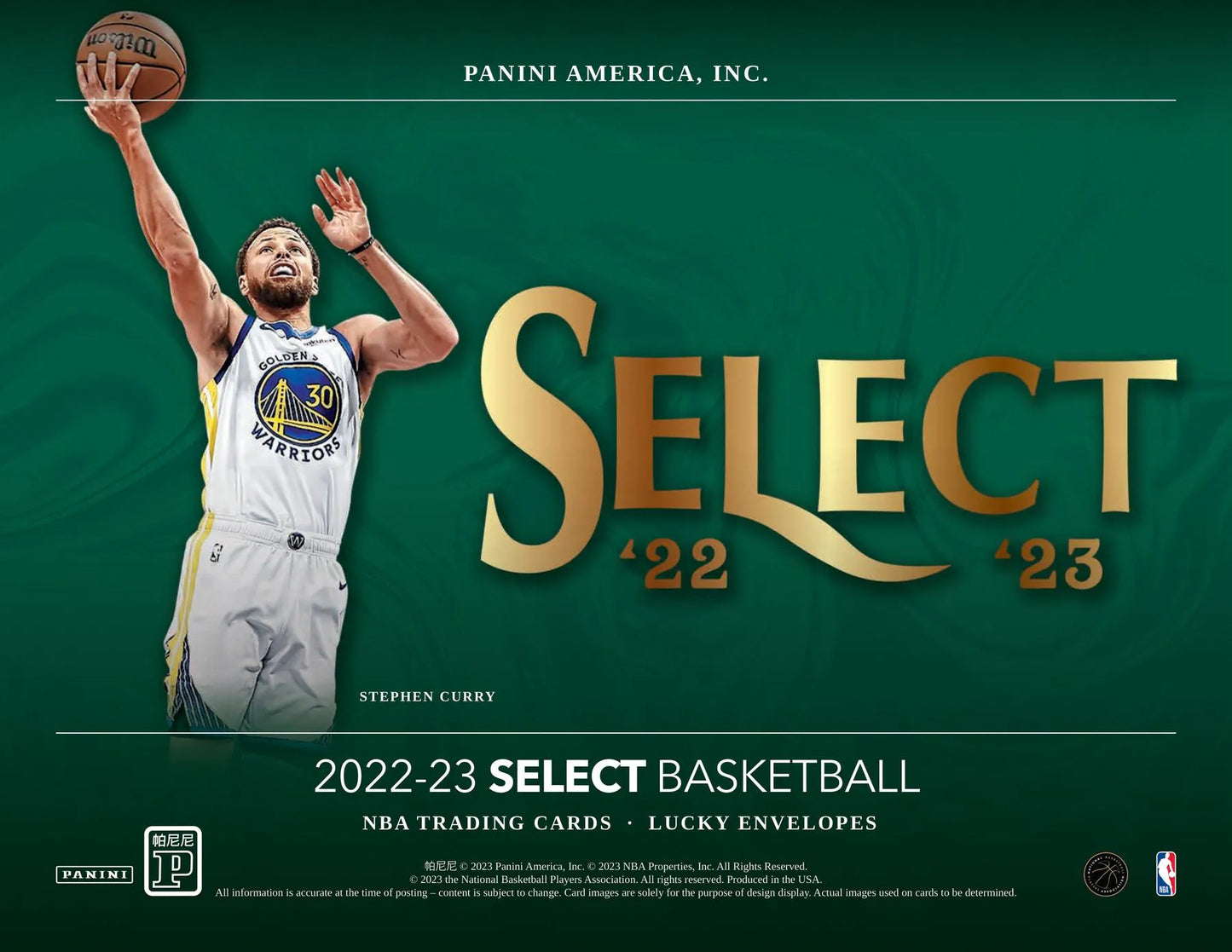 2022/23 Panini Select Basketball Lucky Envelopes Pack