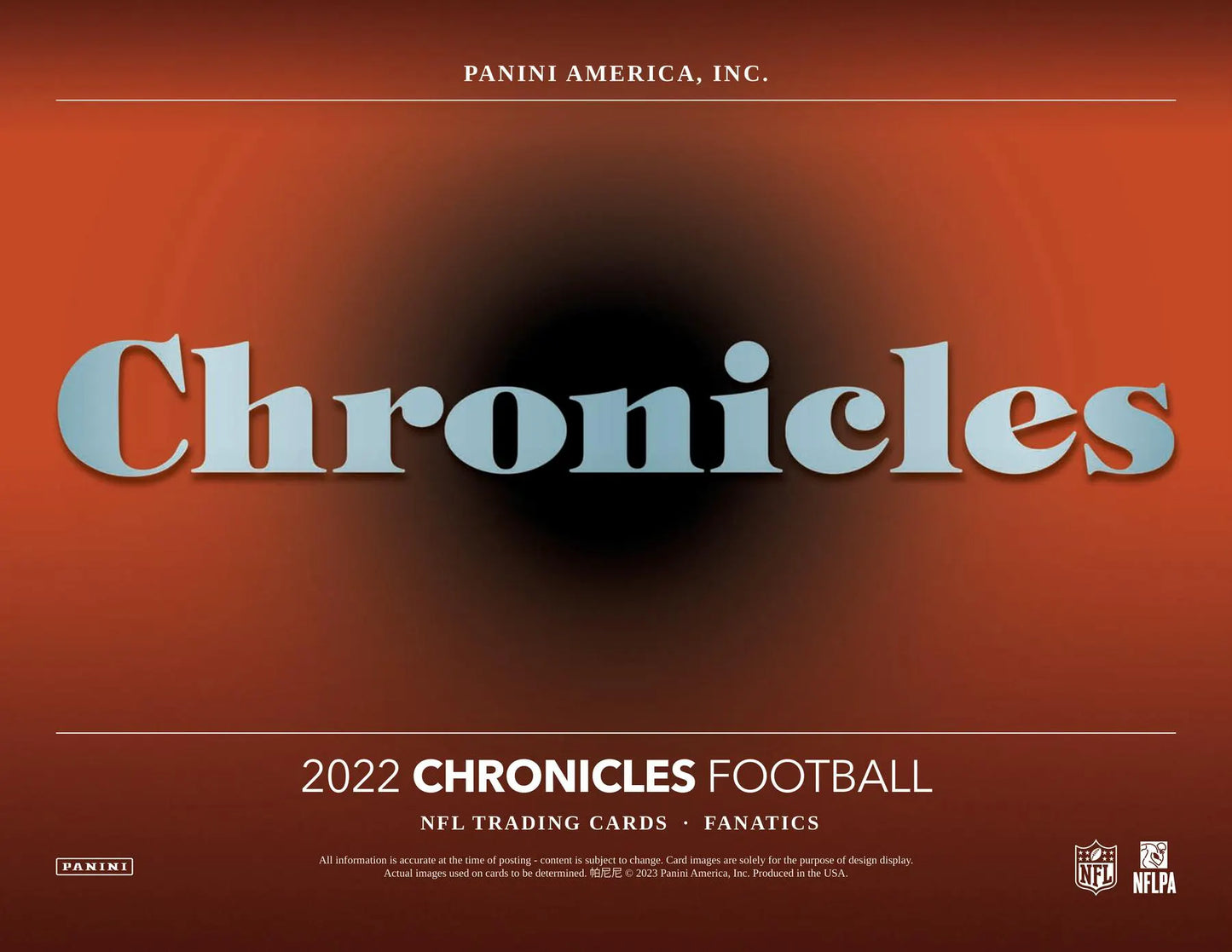 2022 Panini Chronicles Football Hobby Mega Box (Orange Parallels!)