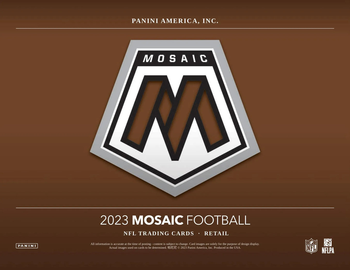 2023 Panini Mosaic Football Asia 20-Box Case