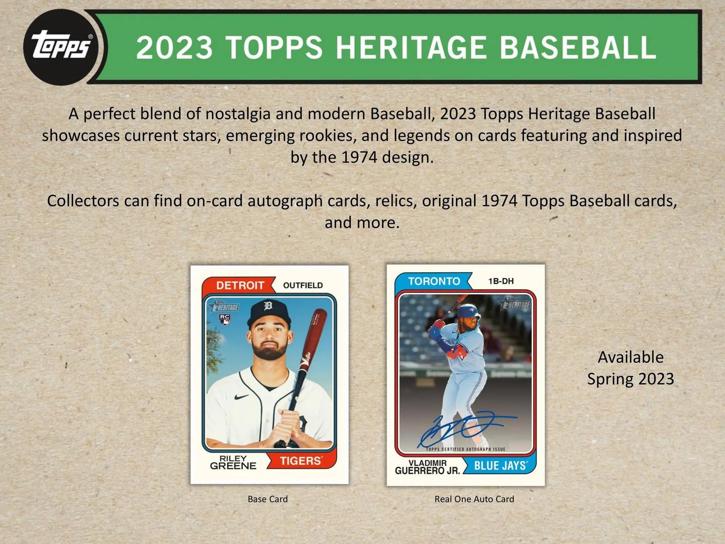 2023 Topps Heritage Baseball 8-Pack Blaster Box (Lot of 6)