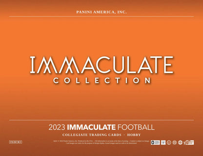 2023 Panini Immaculate Collegiate Football Hobby Box