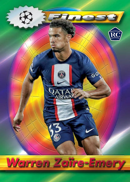 2022/23 Topps Finest Flashbacks UEFA Club Competitions Soccer Hobby Box