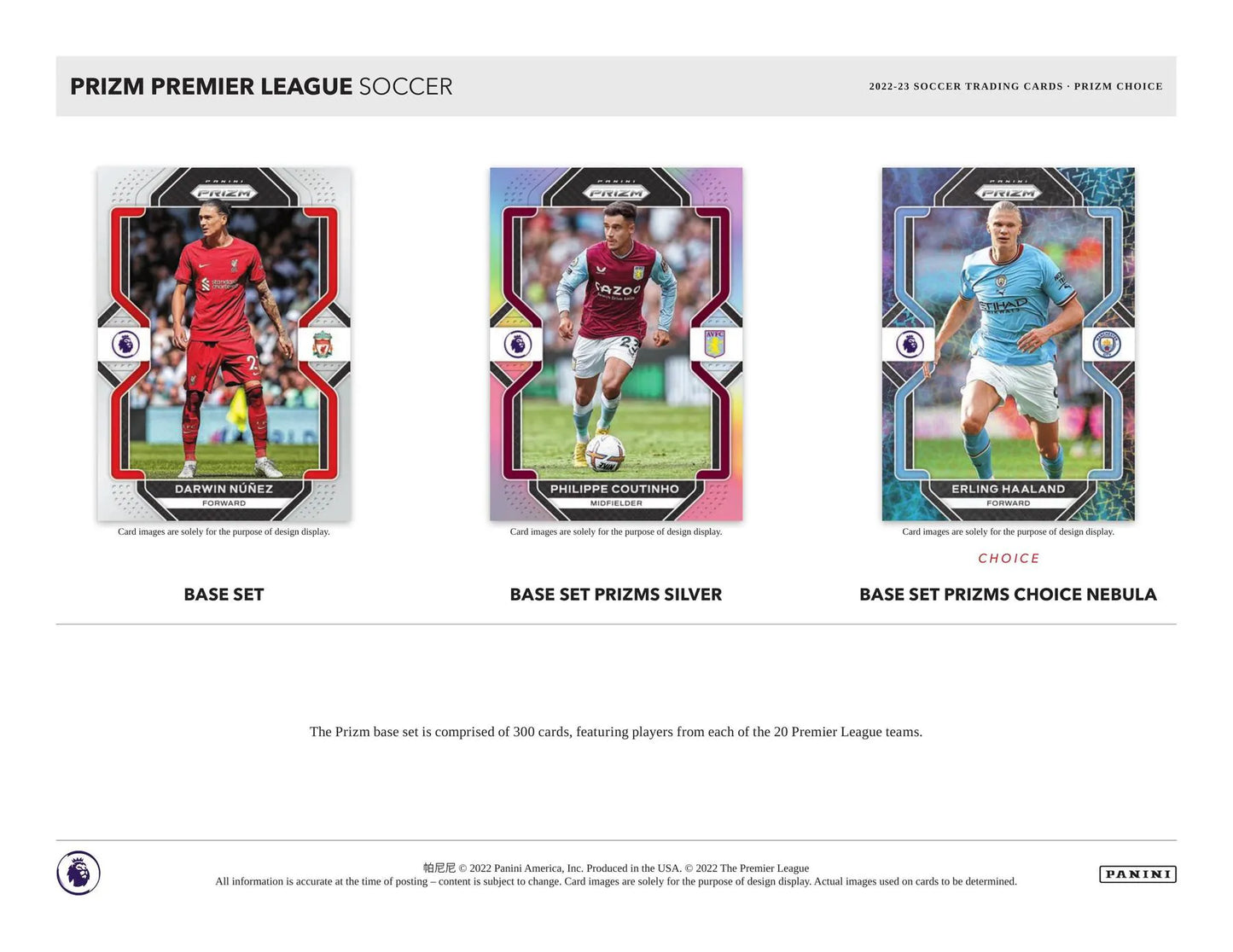 2022/23 Panini Prizm Premier League EPL Soccer Choice 20-Box Case (Factory Fresh)