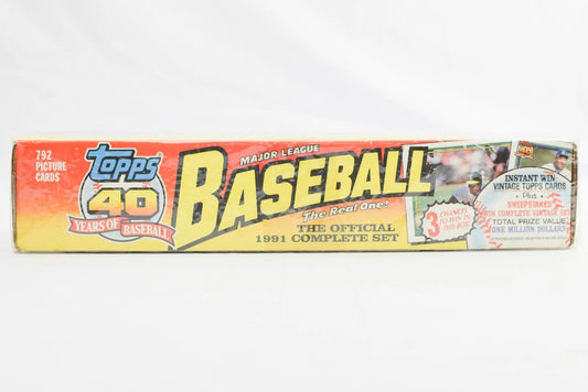 1991 Topps Baseball Factory Set (Christmas Set) (Reed Buy)