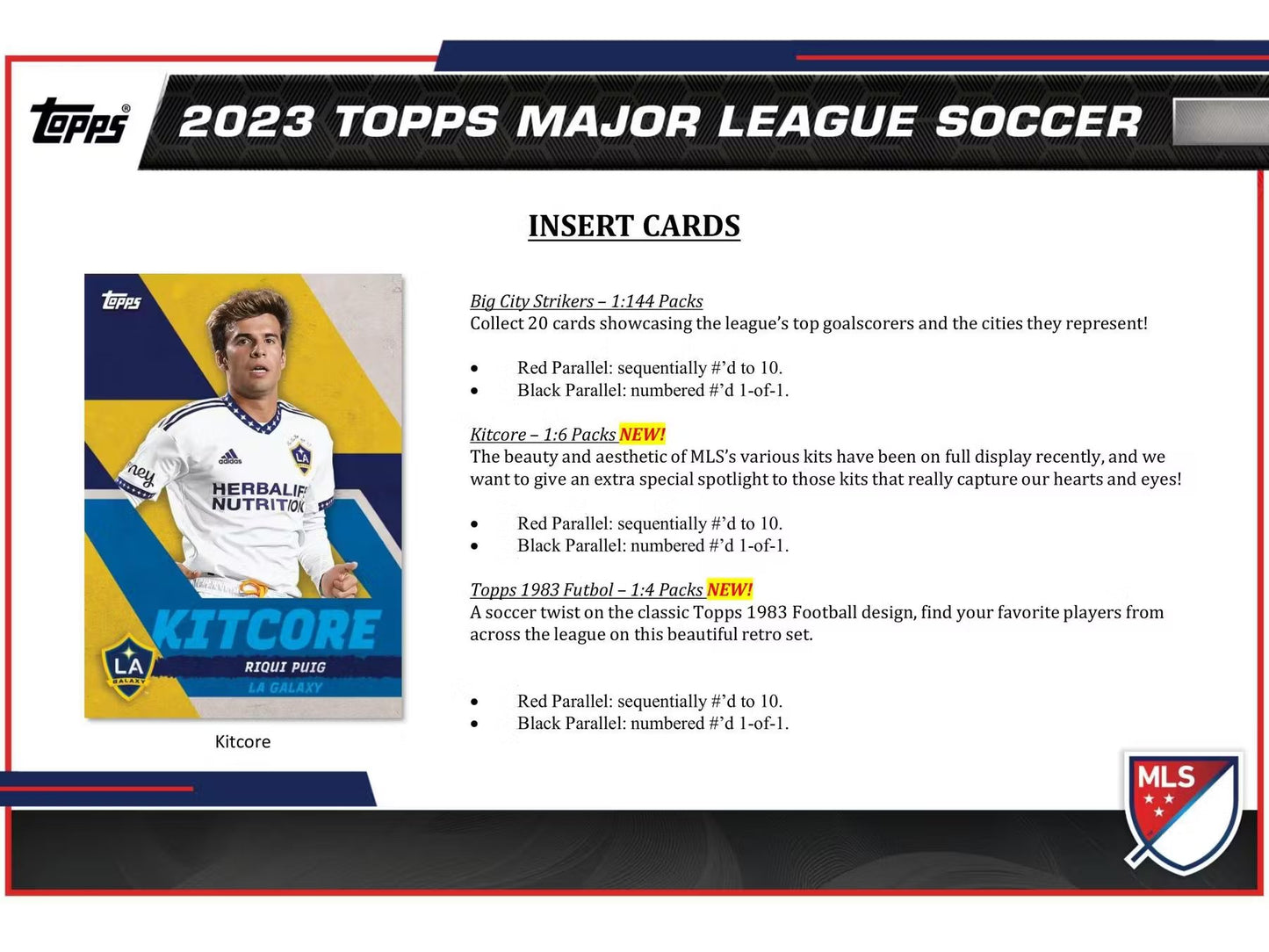 2023 Topps MLS Major League Soccer 11-Pack Blaster Box