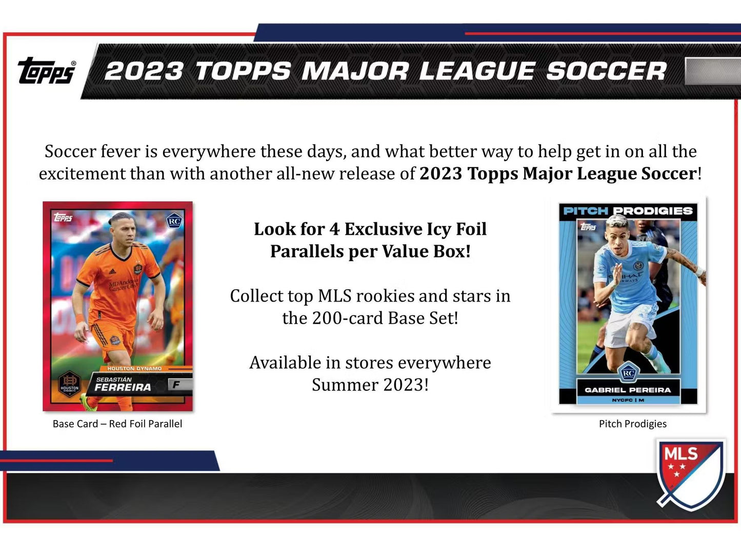 2023 Topps MLS Major League Soccer 11-Pack Blaster 40-Box Case