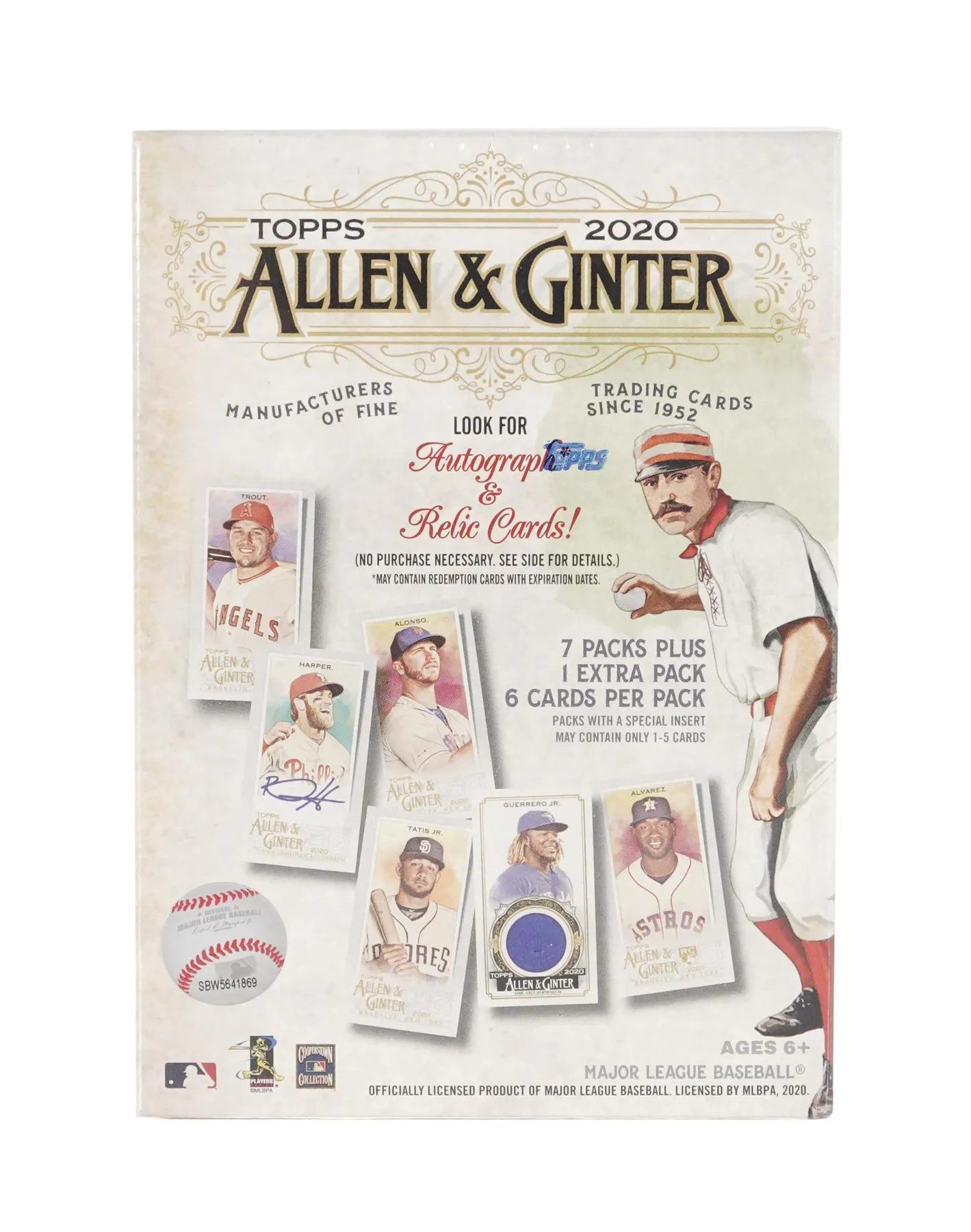 2020 Topps Allen & Ginter Baseball 8-Pack Blaster Box
