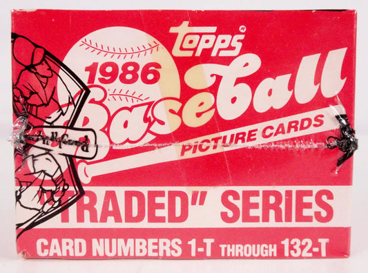 1986 Topps Traded & Rookies Baseball Factory Set (BBCE) (Tape Intact) (Reed Buy)