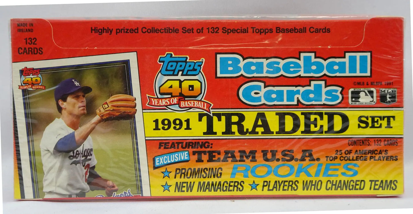 1991 Topps Traded & Rookies Baseball Retail Factory Set (Reed Buy)