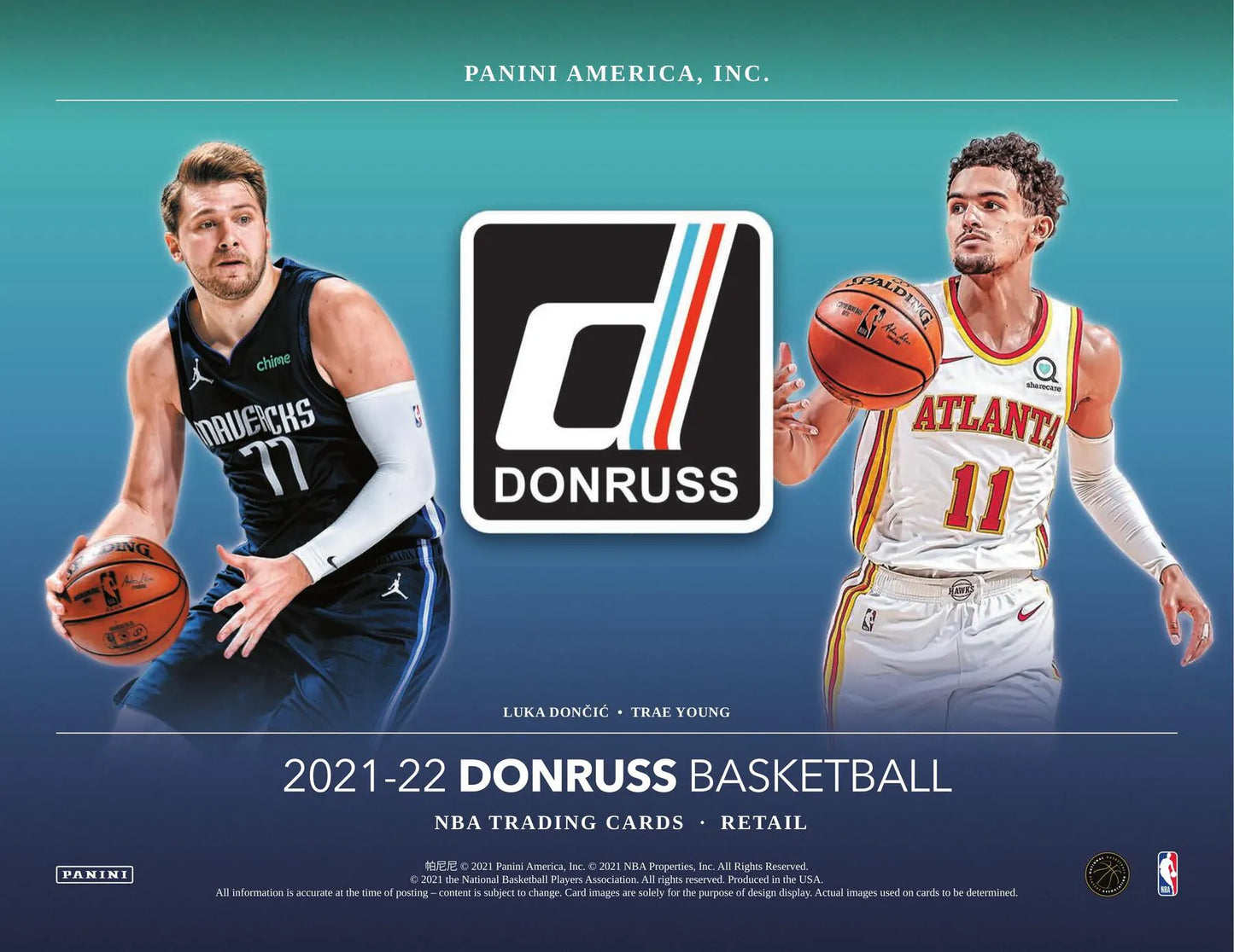 2021/22 Panini Donruss Basketball Retail 24-Pack Box
