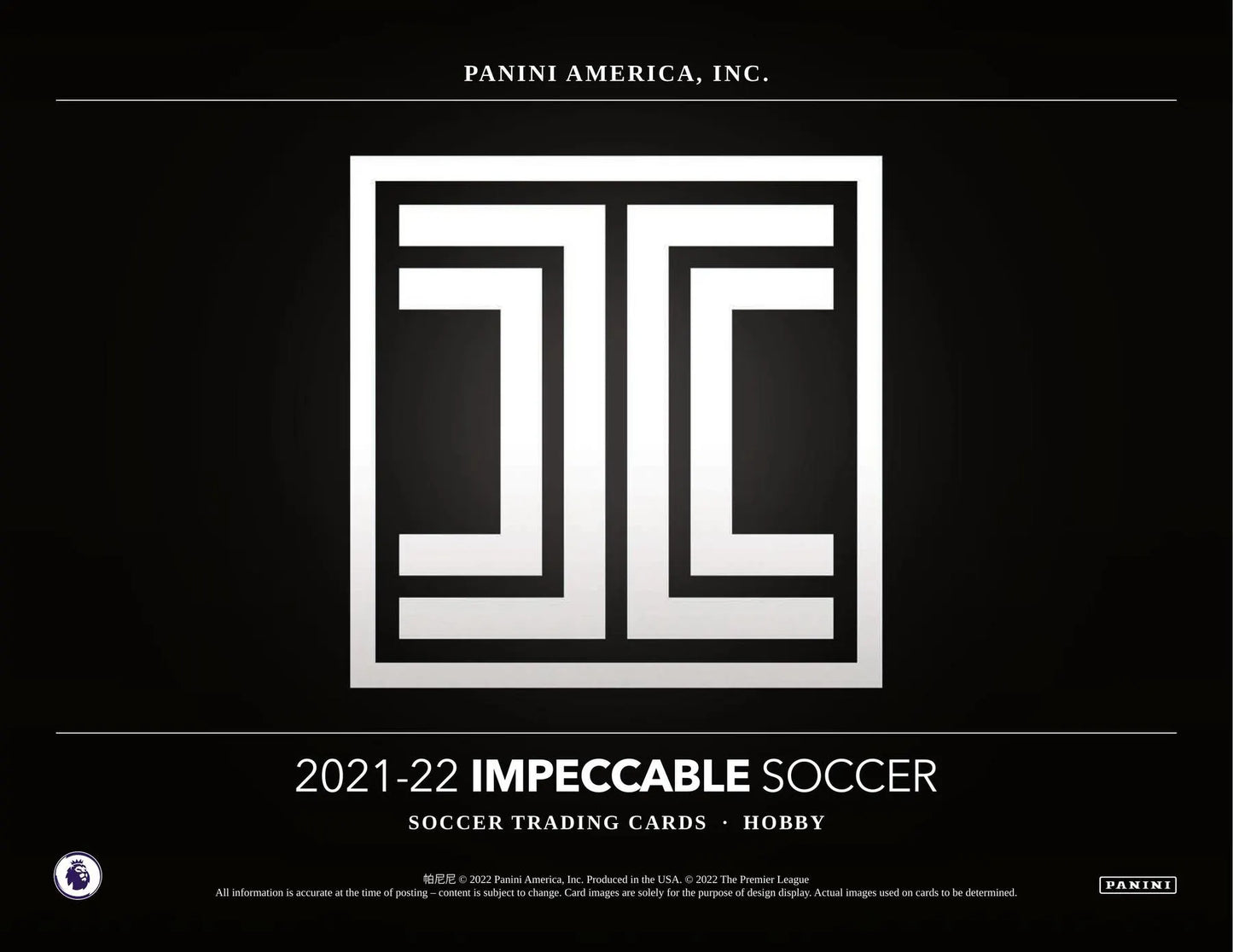 2021/22 Panini Impeccable Premier League Soccer Hobby Box