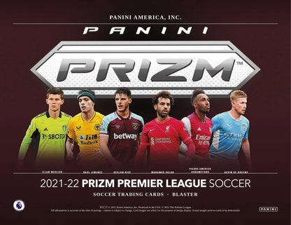 2021/22 Panini Prizm Premier League EPL Soccer 6-Pack Blaster Box (Lot of 6)