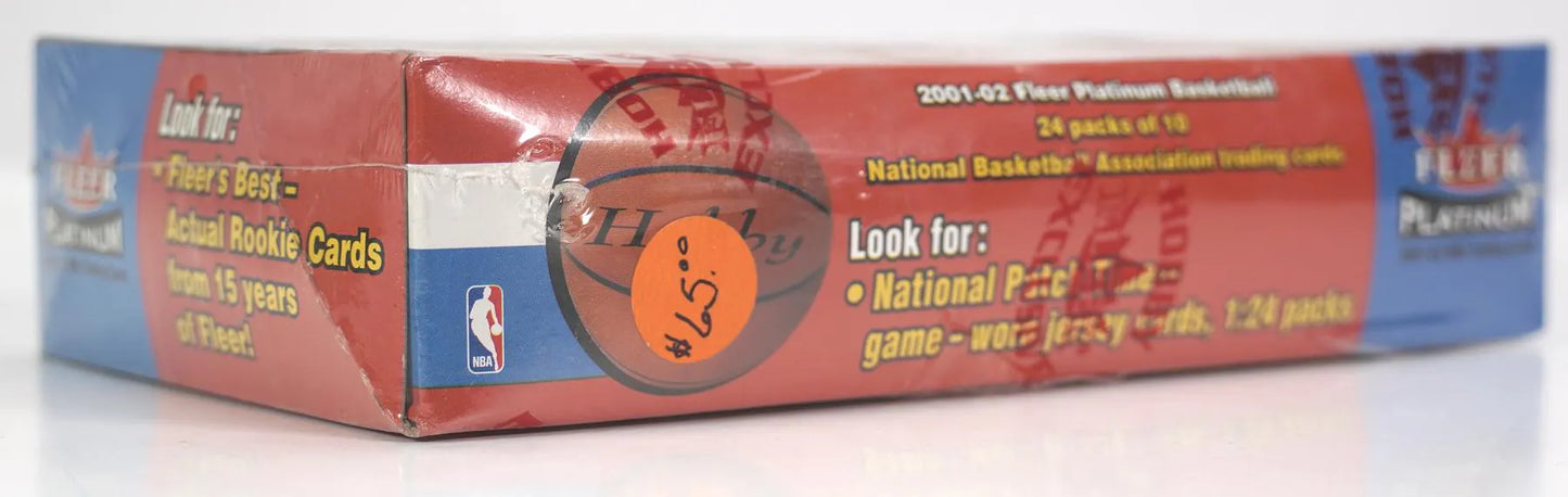 2001/02 Fleer Platinum Basketball Hobby Box (Reed Buy)