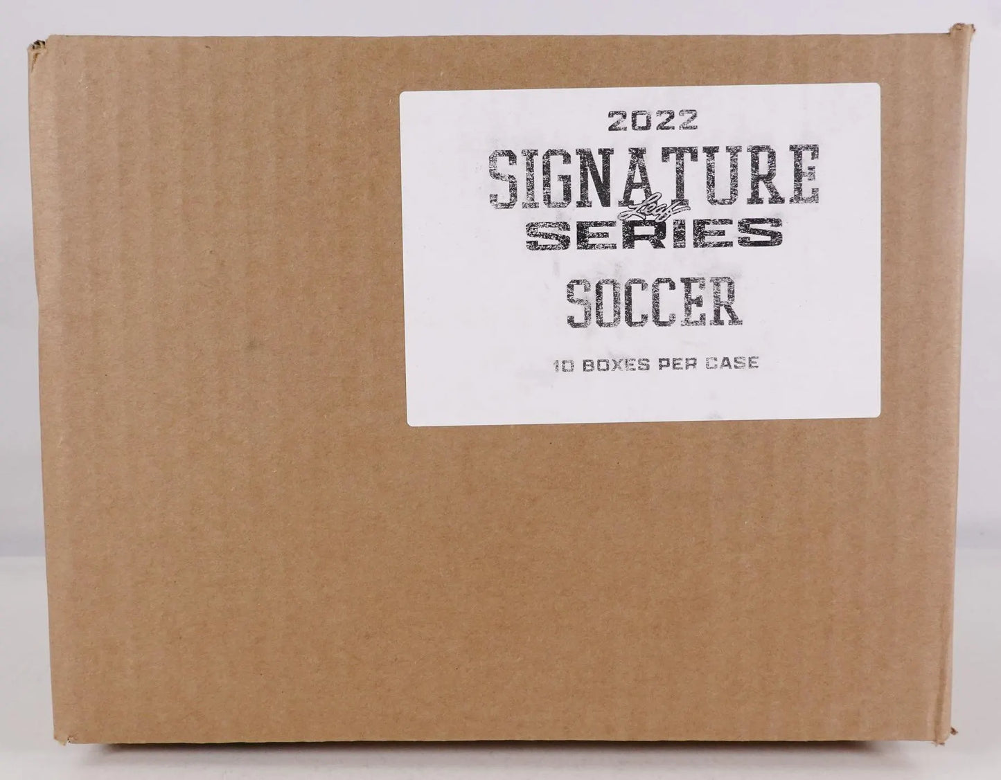 2022 Leaf Signature Series Soccer Hobby 10-Box Case